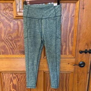 Victoria's Secret women’s 7/8 Leggings in Heathered Green